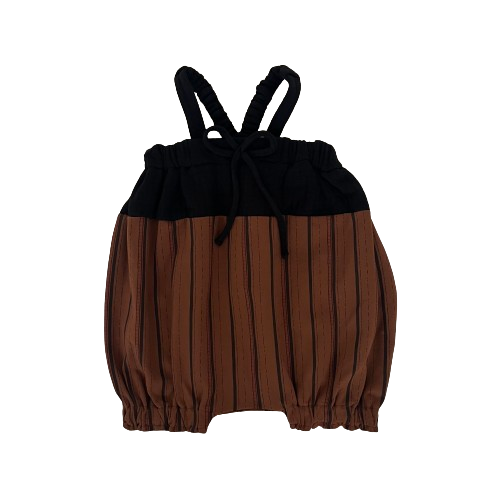 "Brooks" Bloomers, Stripy brown / Nero Q