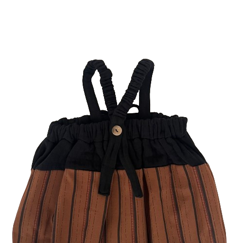 "Brooks" Bloomers, Stripy brown / Nero Q