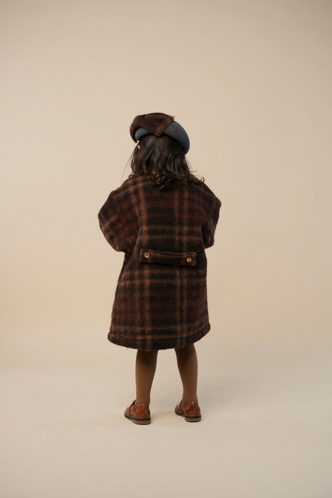 "Claire" coat, Chestnut