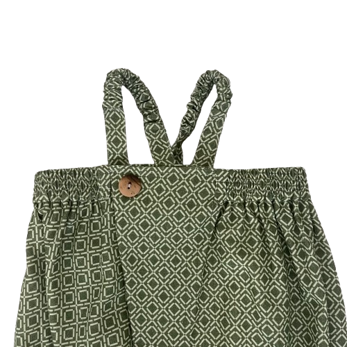 "Dalston" Bloomers,  Green diamond