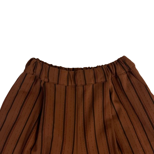 "Elisa" trousers, Stripy brown