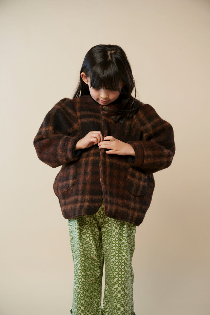 "Lucien" coat, Chestnut