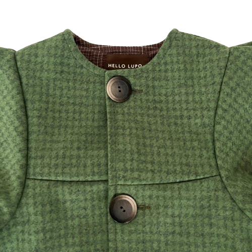 "Lucien" coat, Pine tree