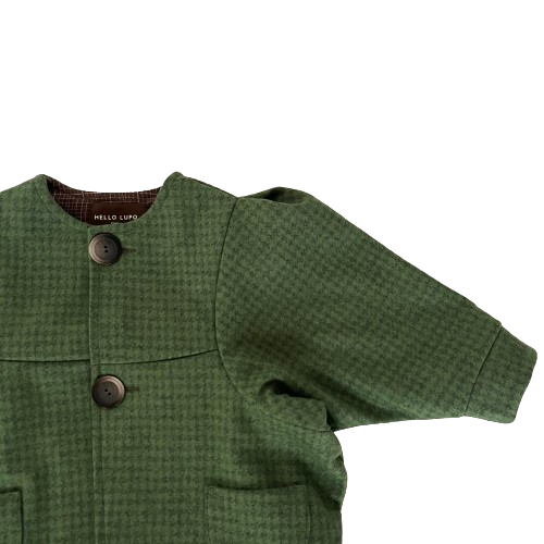 "Lucien" coat, Pine tree