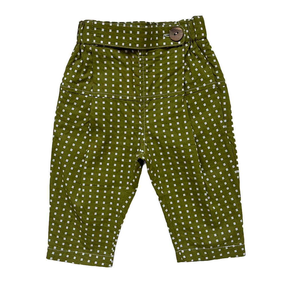 Trousers Matcha Quadri