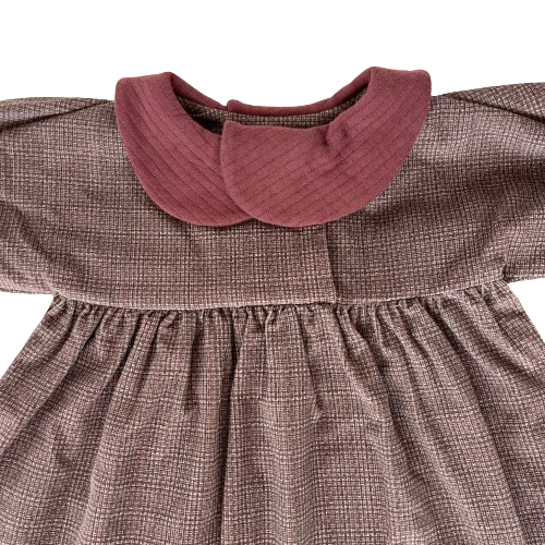 "Susanna" dress, Tiny purple / Mogano