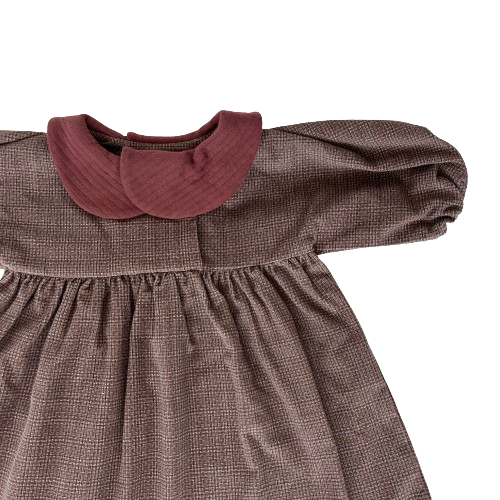 "Susanna" dress, Tiny purple / Mogano